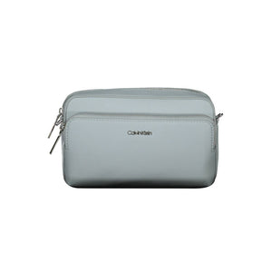 Blaue Polyester-Handtasche