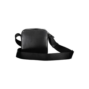 Schwarze Polyester-Umhängetasche