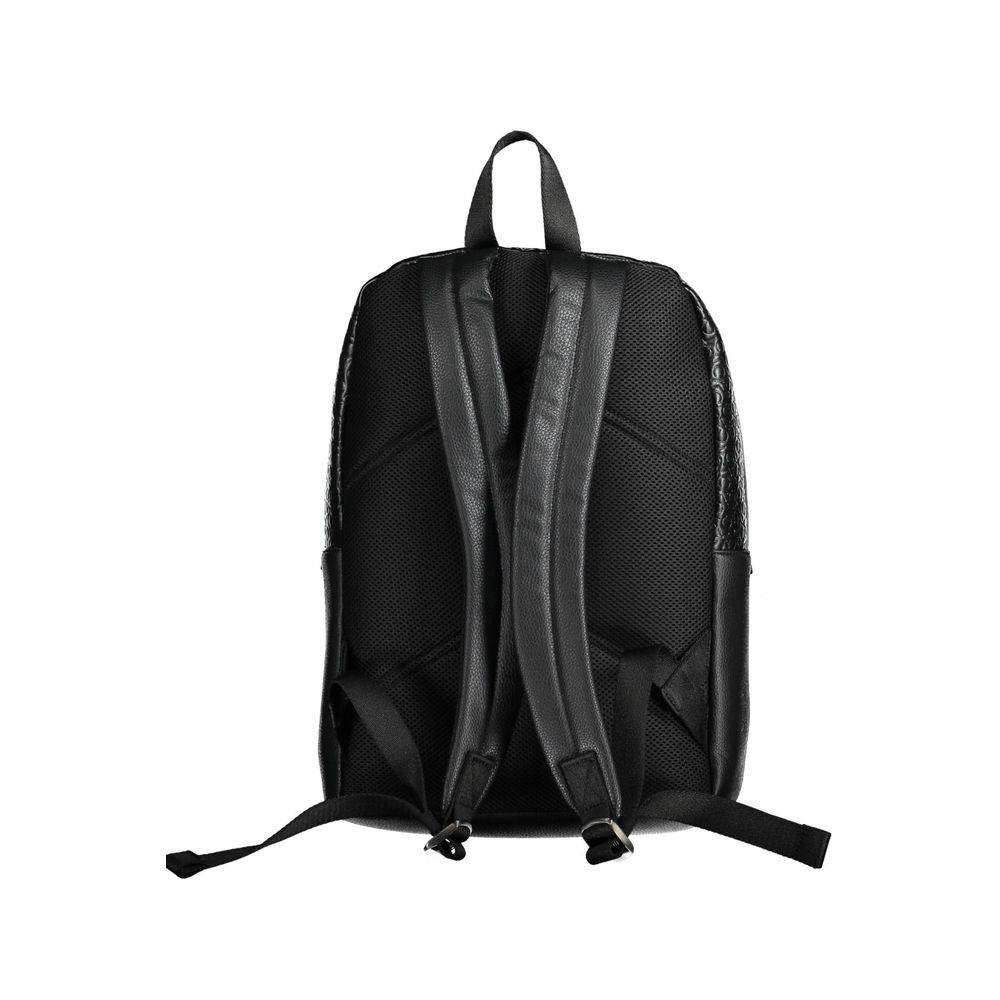 Schwarzer Polyester-Rucksack