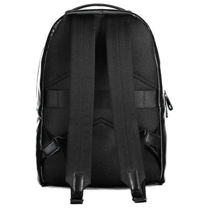 Schwarzer Polyester-Rucksack