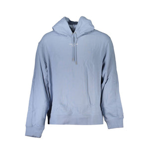 Blauer Baumwollpullover
