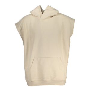 Beigefarbener Baumwollpullover