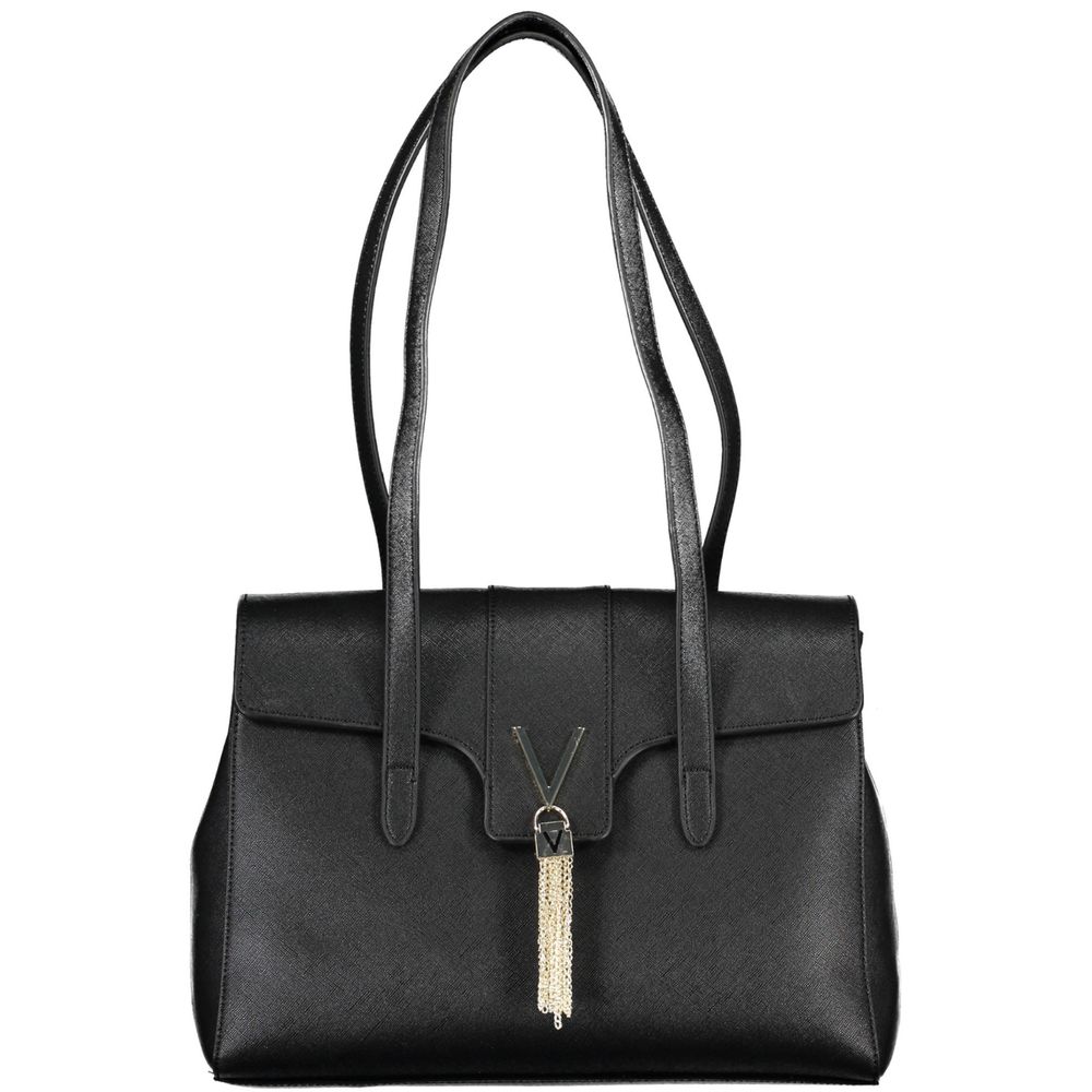 Schwarze Handtasche aus Polyethylen