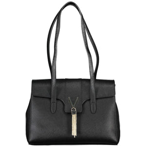 Schwarze Handtasche aus Polyethylen