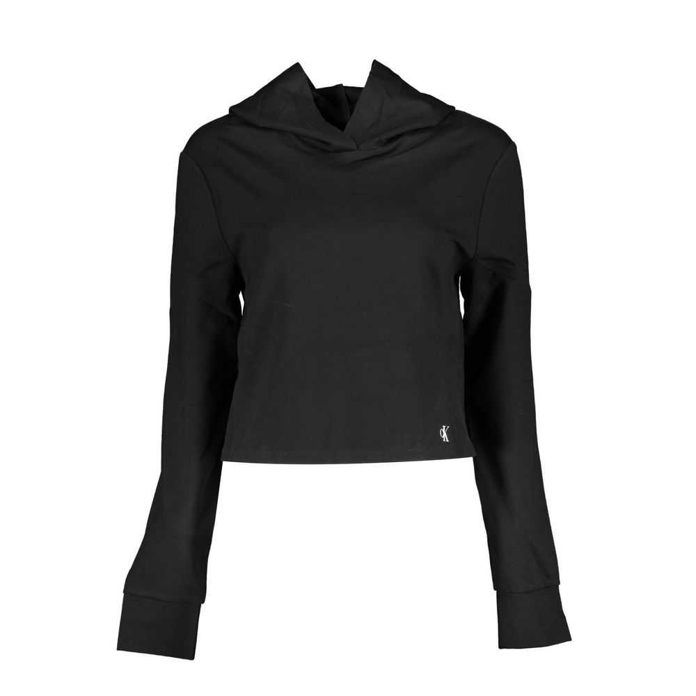 Schwarzer Elastanpullover