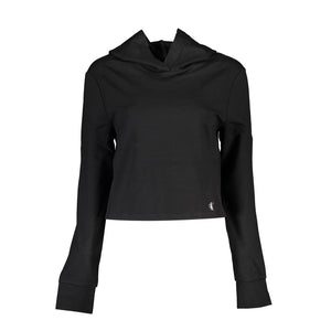 Schwarzer Elastanpullover