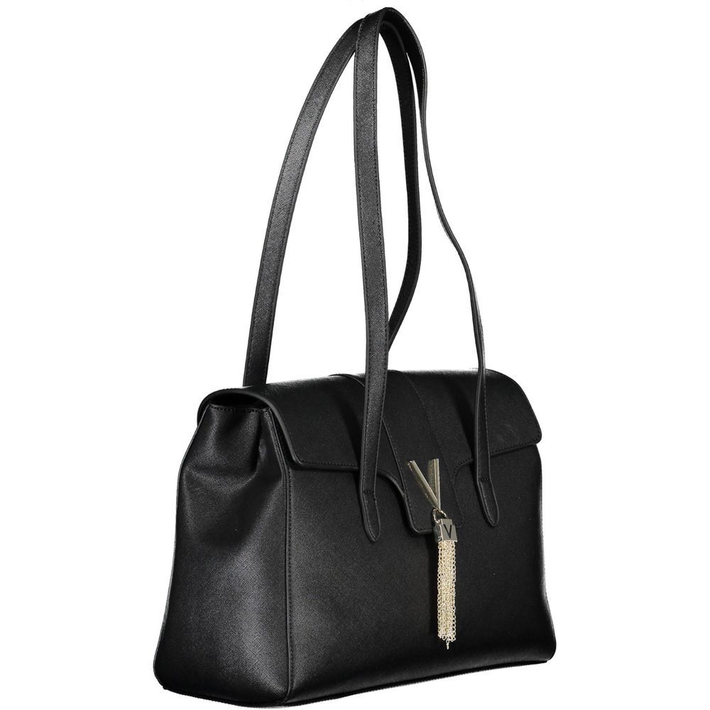 Schwarze Handtasche aus Polyethylen