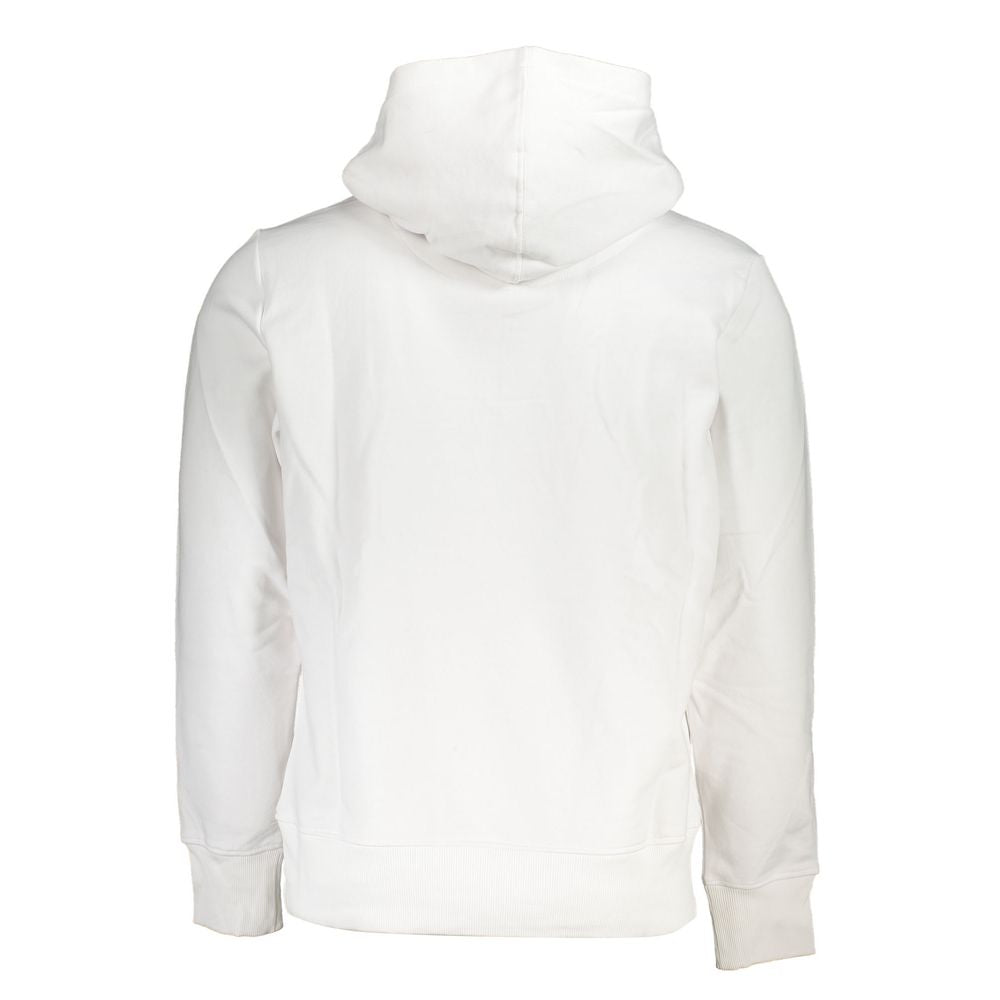Weißer Baumwollpullover