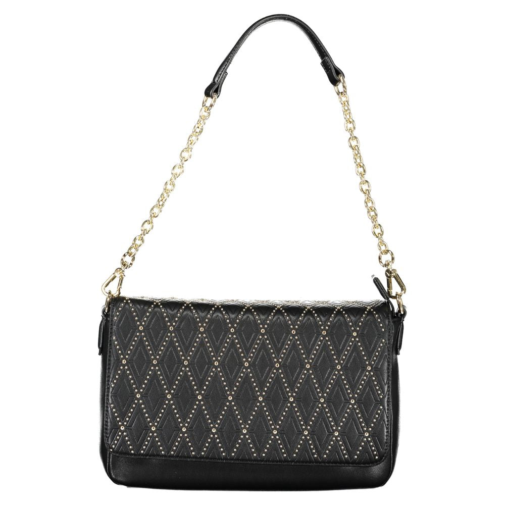 Schwarze Handtasche aus Polyethylen