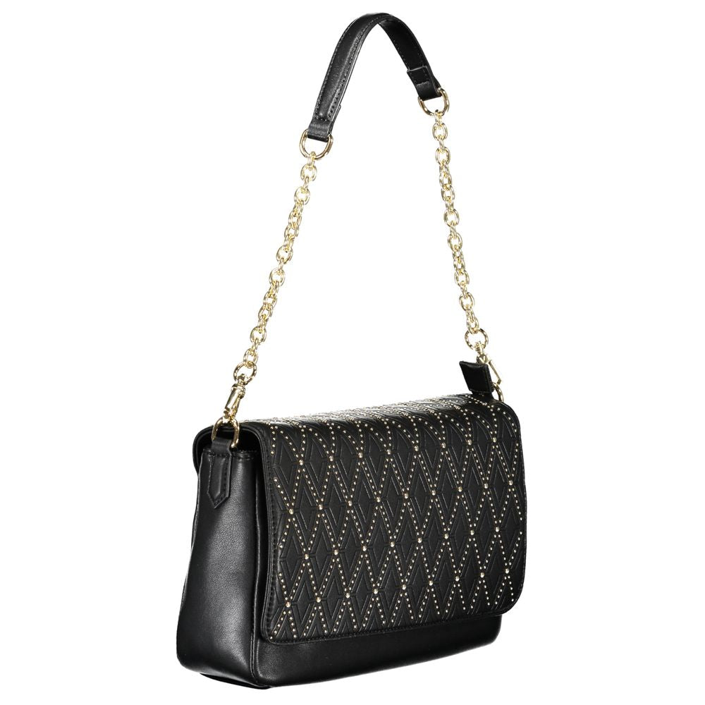 Schwarze Handtasche aus Polyethylen