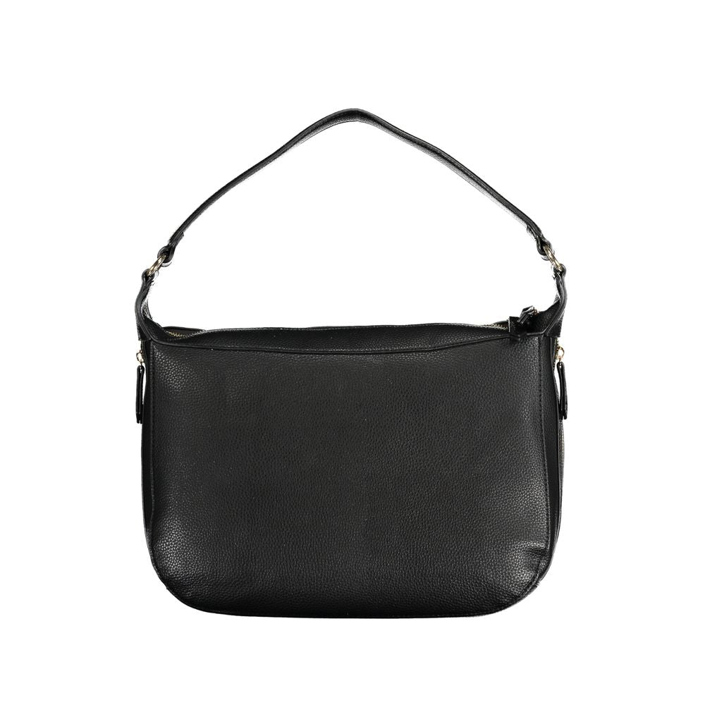 Schwarze Handtasche aus Polyethylen