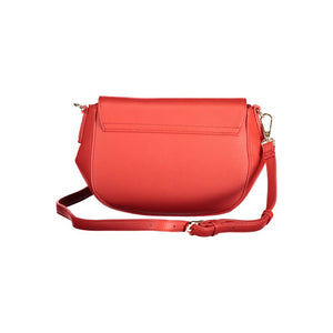 Rote Handtasche aus Polyethylen