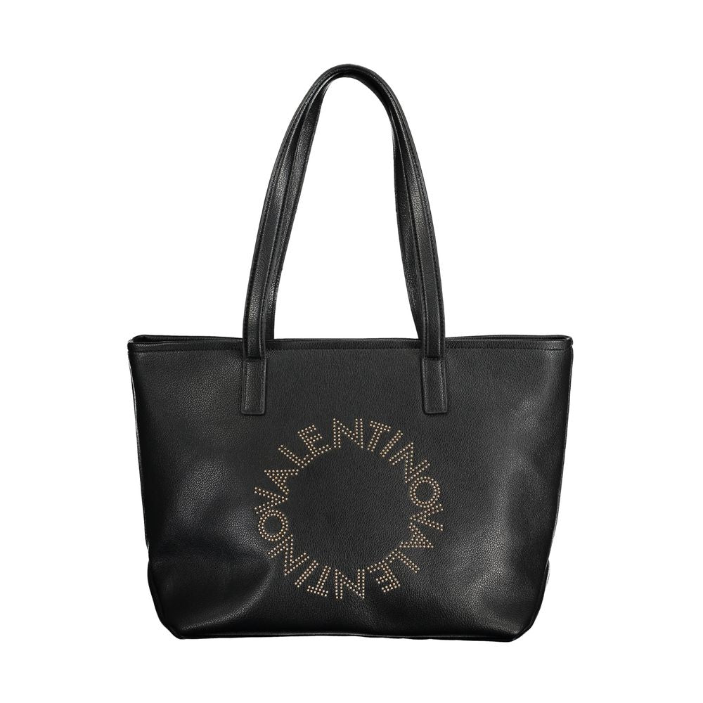 Schwarze Handtasche aus Polyethylen