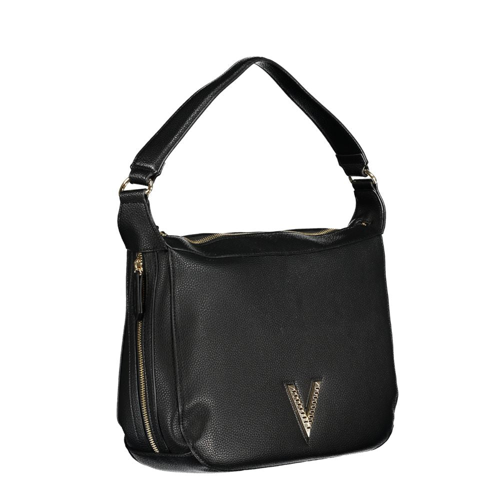 Schwarze Handtasche aus Polyethylen