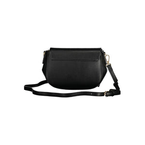 Schwarze Handtasche aus Polyethylen