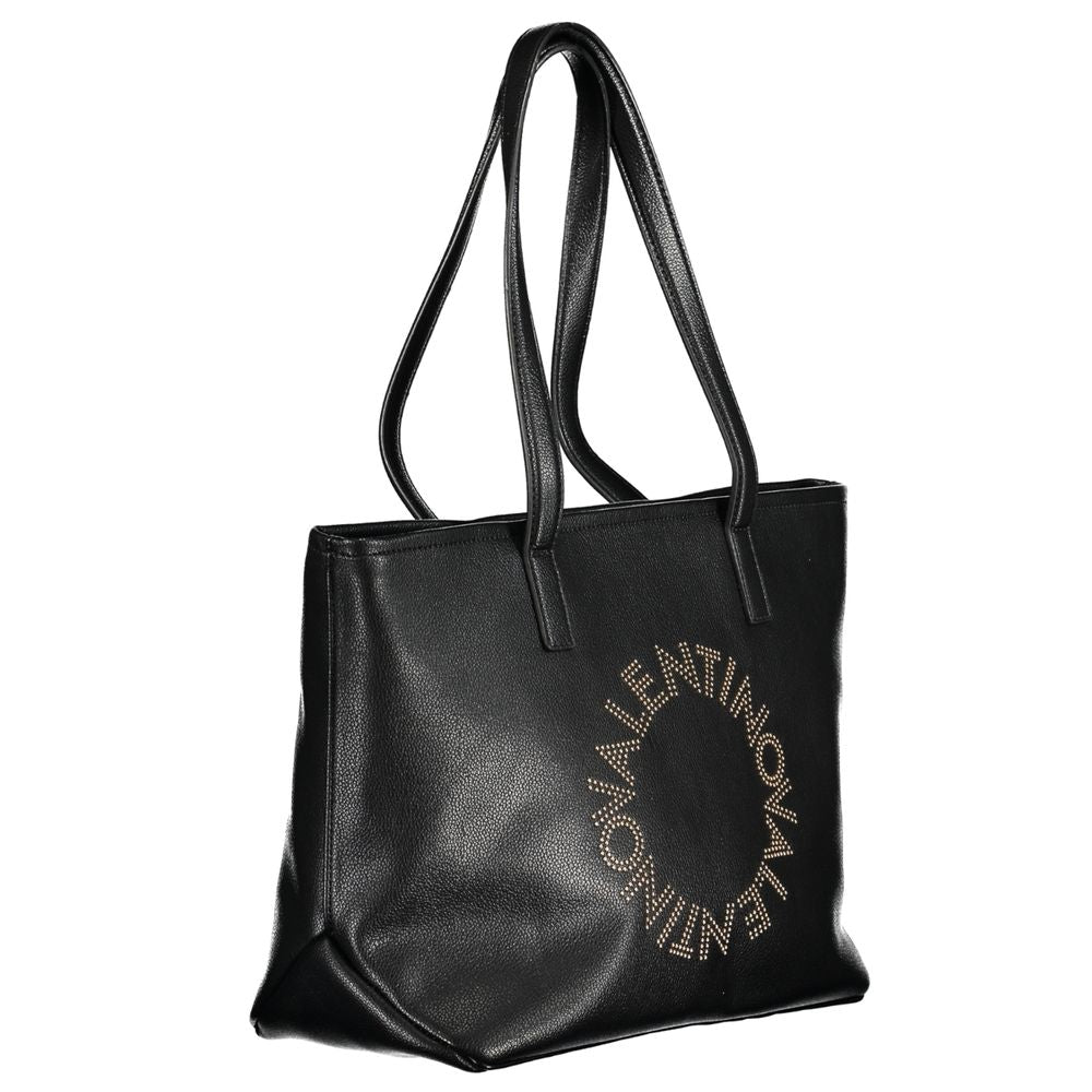 Schwarze Handtasche aus Polyethylen