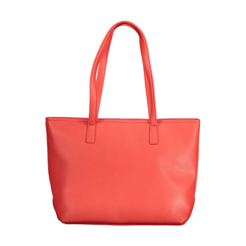 Rote Handtasche aus Polyethylen