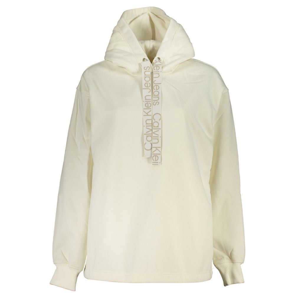 Weißer Polyesterpullover