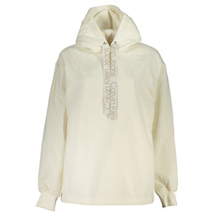 Weißer Polyesterpullover