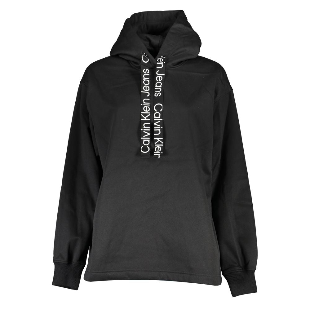 Schwarzer Polyesterpullover
