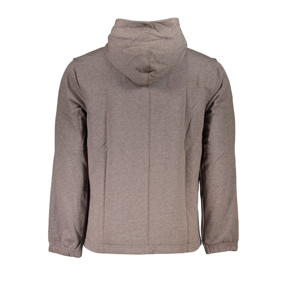 Brauner Baumwollpullover