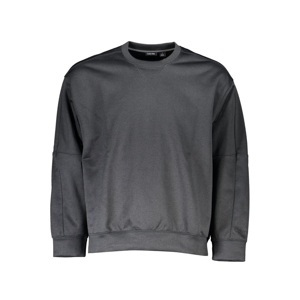 Schwarzer Polyesterpullover