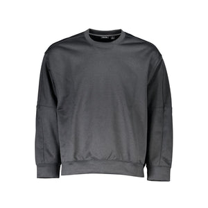Schwarzer Polyesterpullover