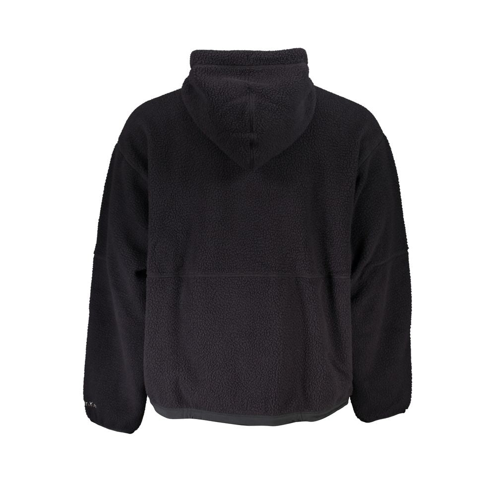 Schwarzer Polyesterpullover