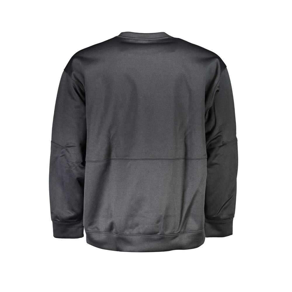 Schwarzer Polyesterpullover