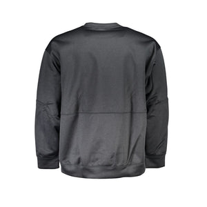 Schwarzer Polyesterpullover