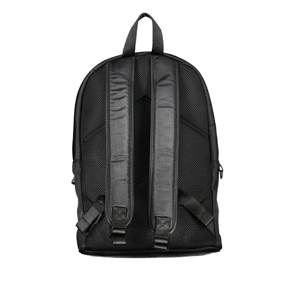 Schwarzer Polyester-Rucksack