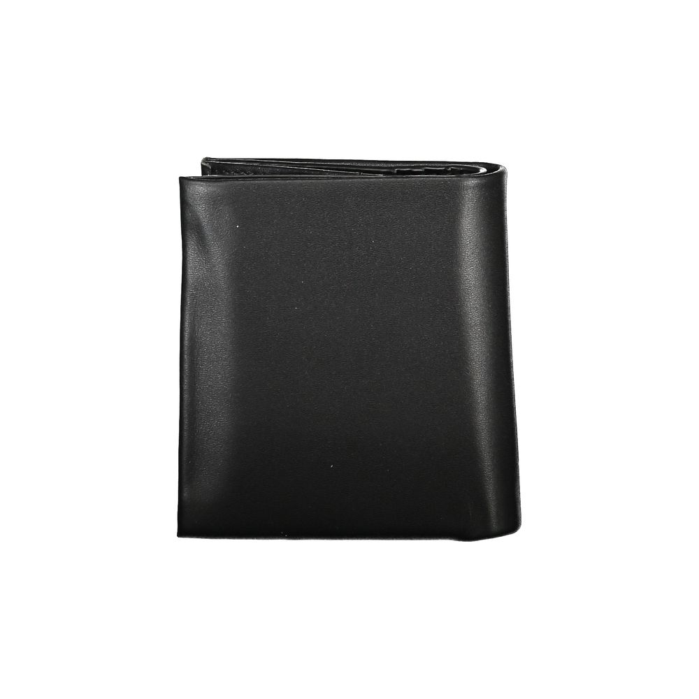 Schwarze Polyester-Geldbörse