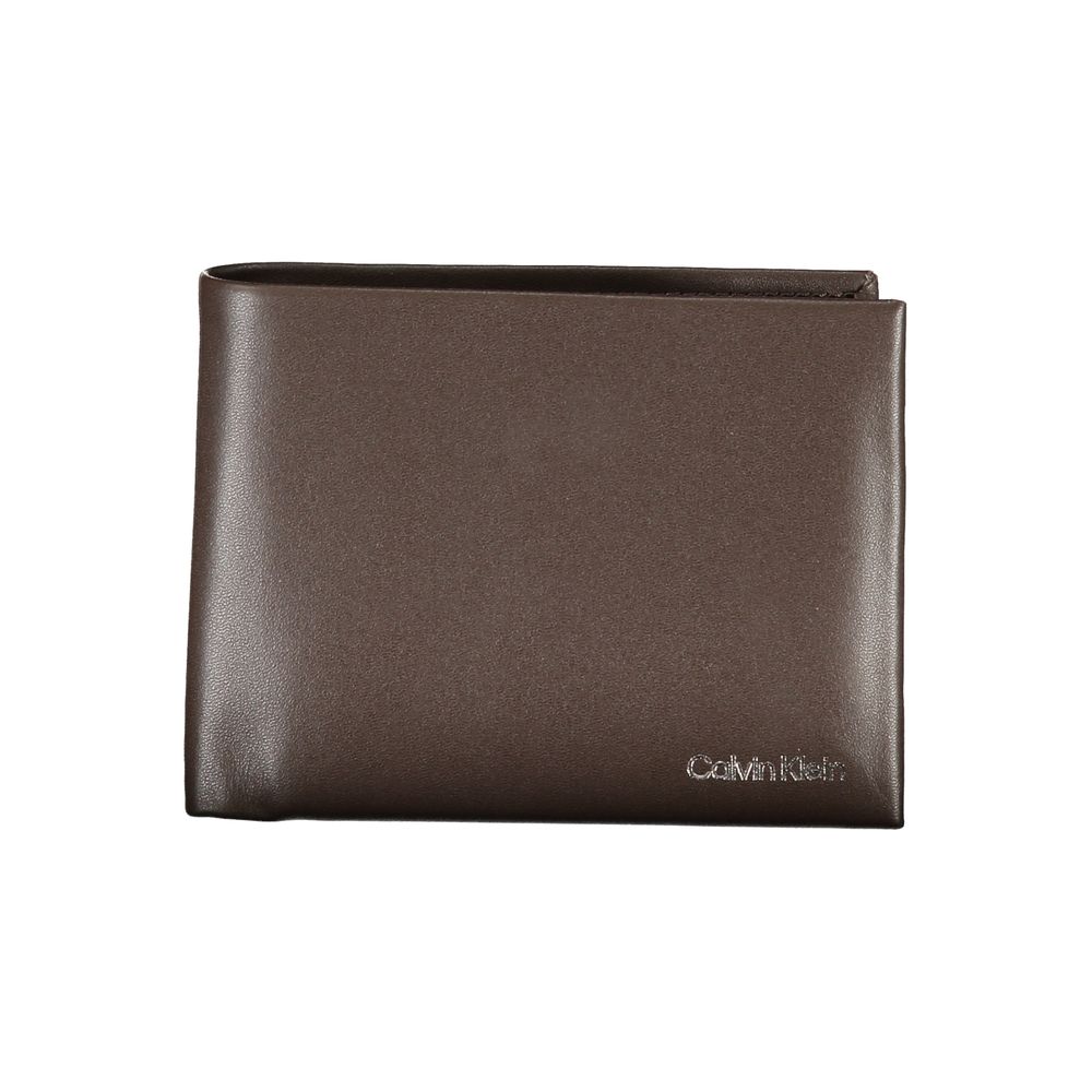 Braune Lederbrieftasche