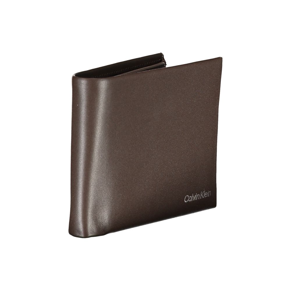 Braune Lederbrieftasche