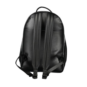 Schwarzer Polyester-Rucksack