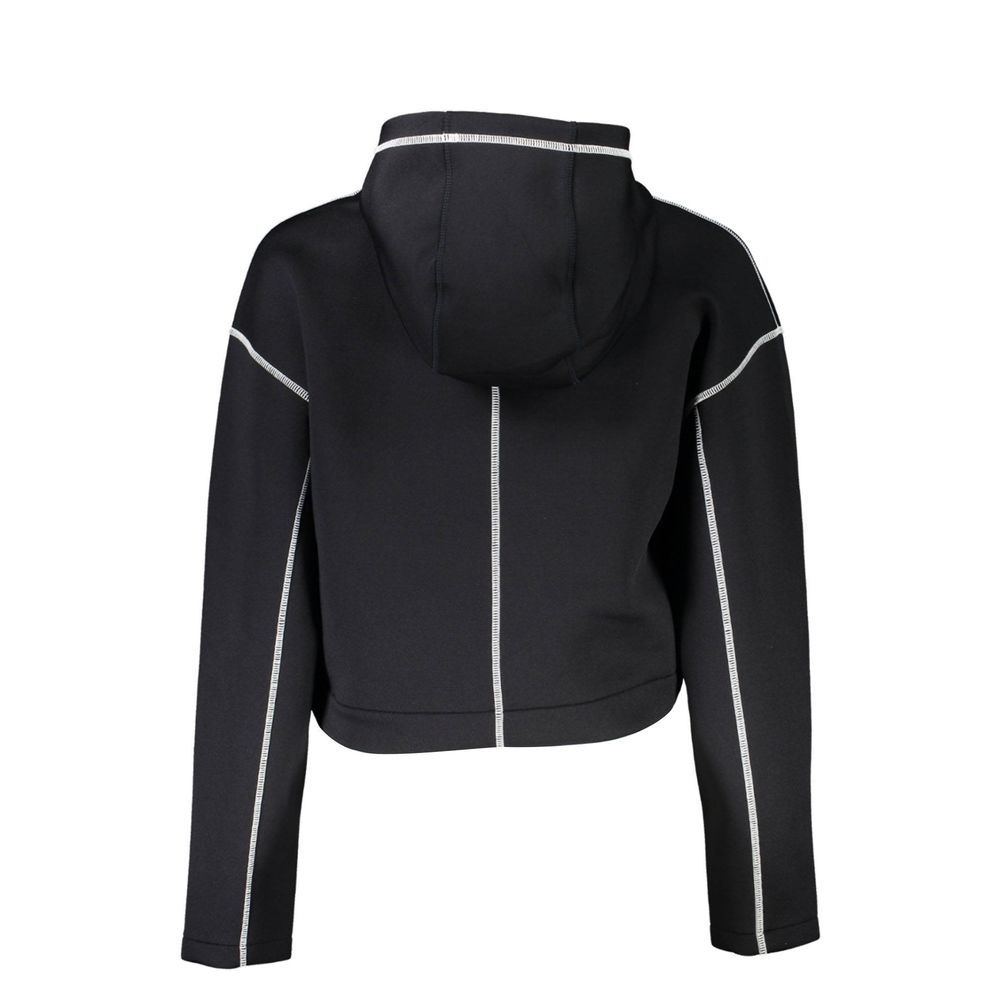 Schwarzer Polyesterpullover