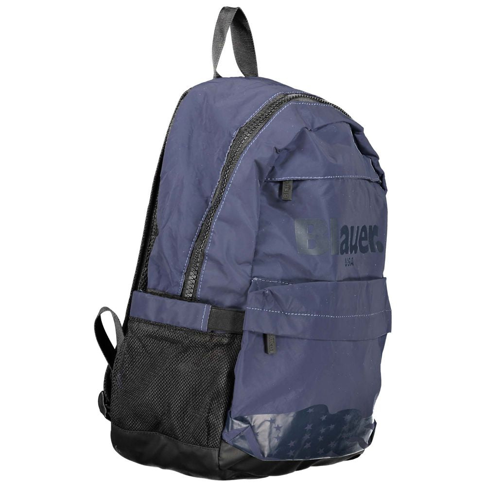 Blauer Polyester-Rucksack