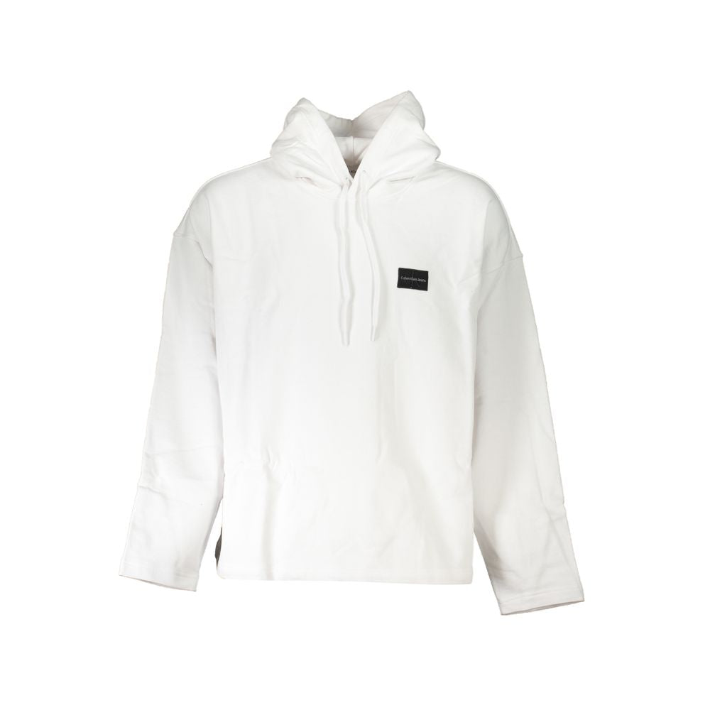 Weißer Baumwollpullover