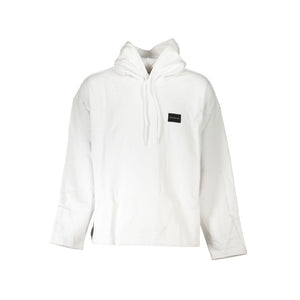 Weißer Baumwollpullover