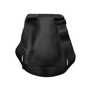 Schwarze Polyester-Umhängetasche
