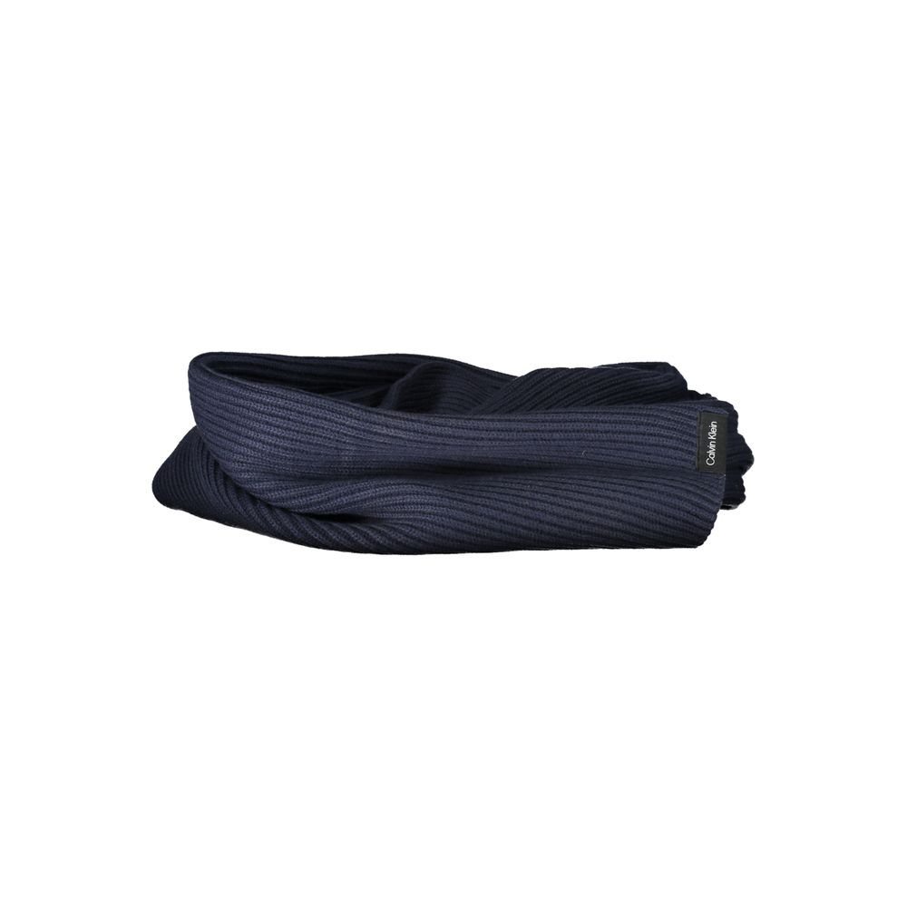 Blauer Baumwollschal