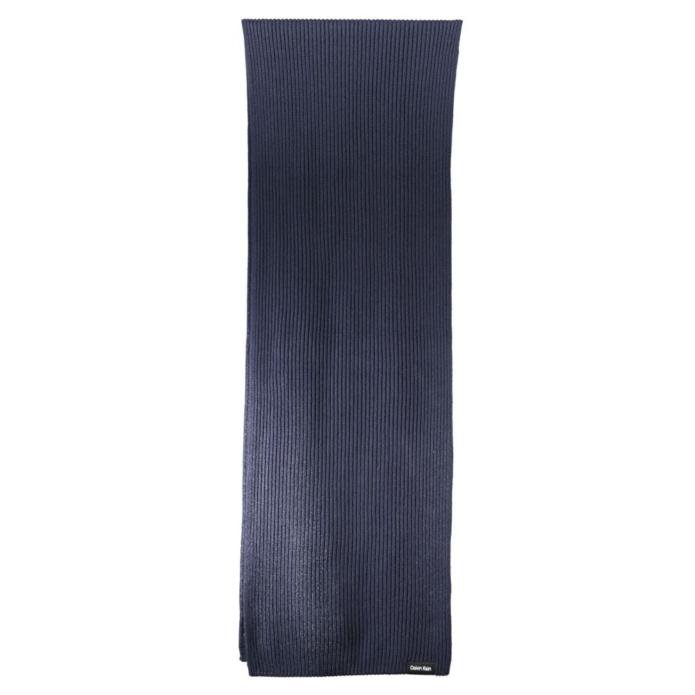 Blauer Baumwollschal