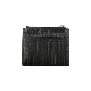 Schwarze Lederbrieftasche