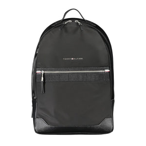 Schwarzer Polyester-Rucksack