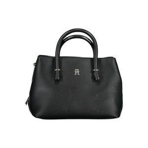 Schwarze Handtasche aus Polyethylen