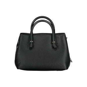 Schwarze Handtasche aus Polyethylen