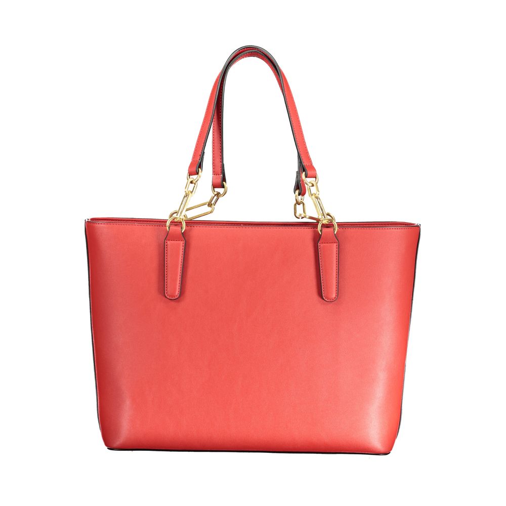 Rote Handtasche aus Polyethylen