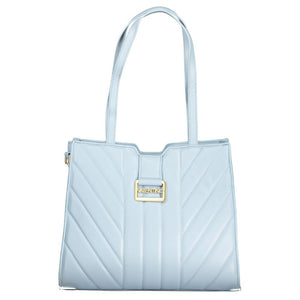 Blaue Handtasche aus Polyethylen