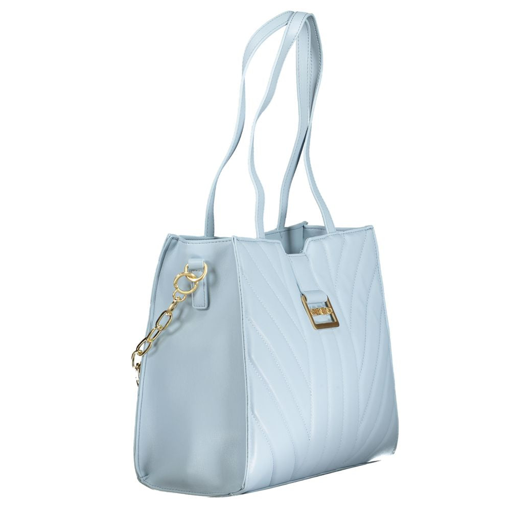 Blaue Handtasche aus Polyethylen