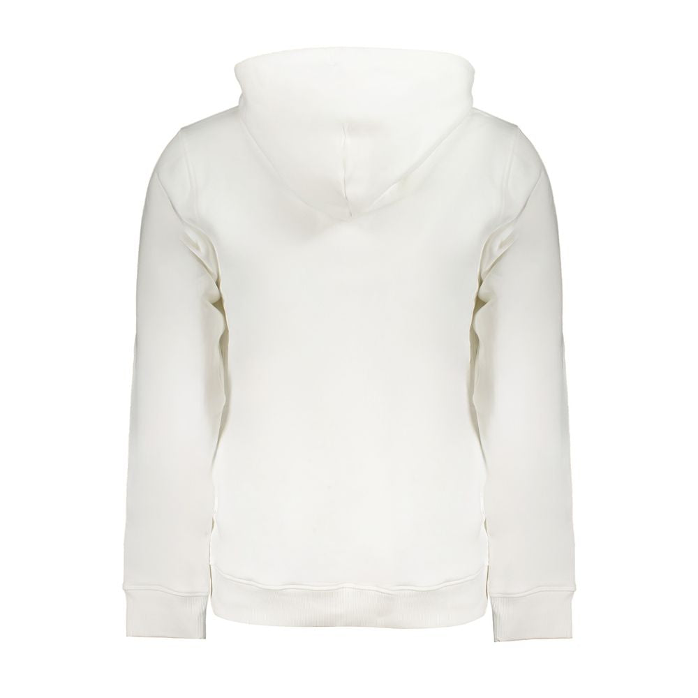 Weißer Baumwollpullover